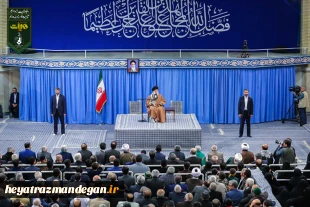 گزارش تصویری از دیدار جمعی از خانواده‌های شهدا با امام خامنه ای 6